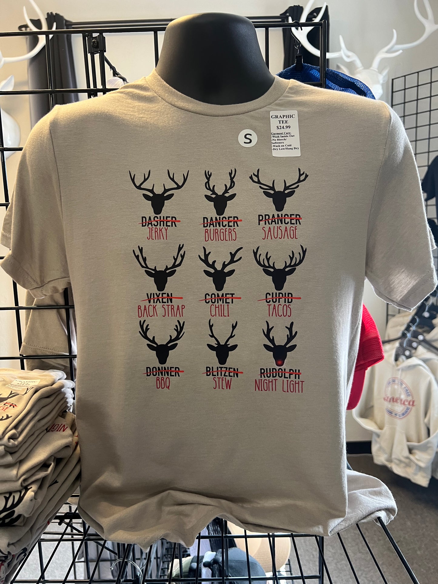 Reindeer tee