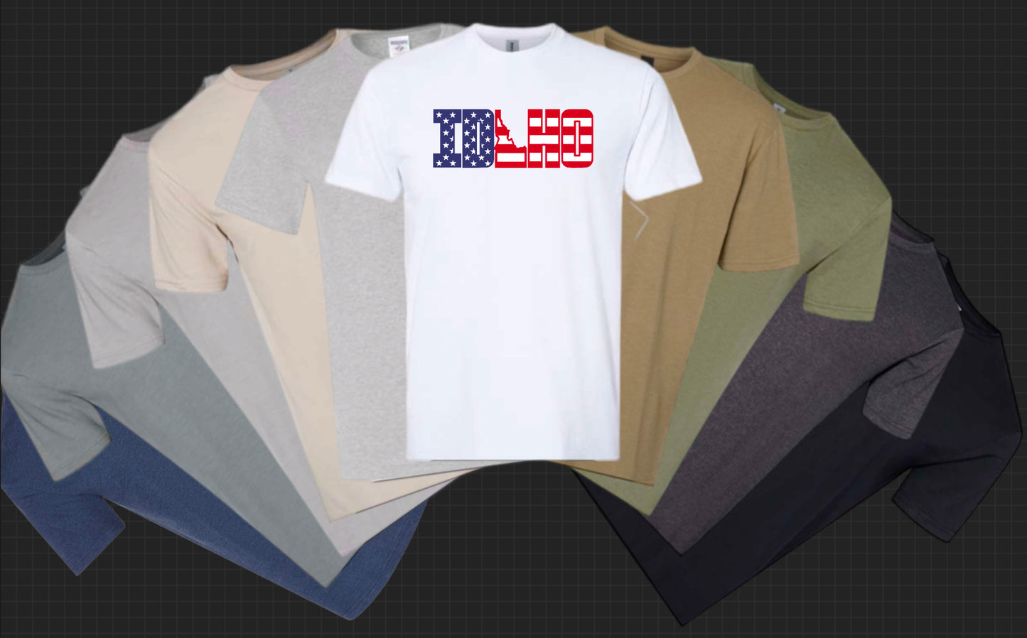 Idaho Stars and Stripes Tee